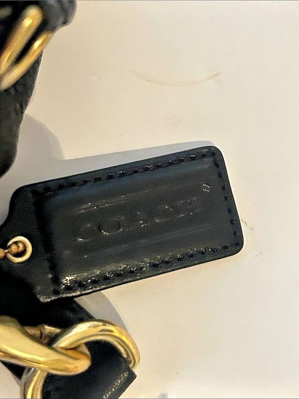 Coach Ashley Black Leather & Snake-Embossed Satchel/ Shoulder Bag Beautiful - Picture 16 of 16